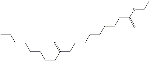 Octadecanoic acid, 10-oxo-, ethyl ester Struktur