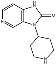 3-(piperidin-4-yl)-1H-imidazo[4,5-c]pyridin-2(3H)-one Struktur