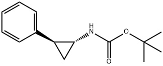 tert-Butyl (2-phenylcyclopropyl)carbamate Struktur