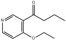 1-(4-ethoxypyridin-3-yl)butan-1-one Struktur