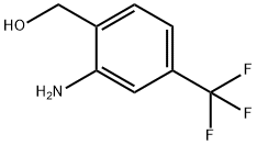 2-Amino-4-(trifluoromethyl)benzenemethanol Struktur