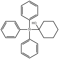 1-(TRIPHENYLSILYL)CYCLOHEXANOL Struktur