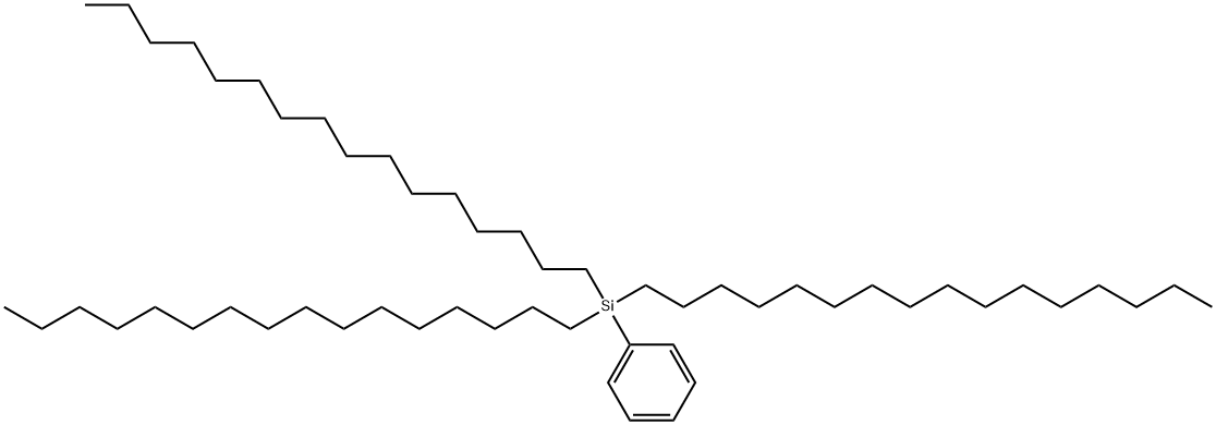 PHENYLTRIHEXADECYLSILANE Struktur