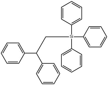 (2,2-DIPHENYLETHYL)TRIPHENYLSILANE Struktur