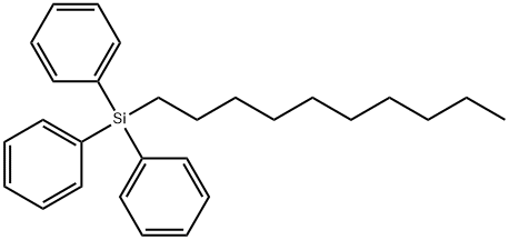 DECYLTRIPHENYLSILANE Struktur