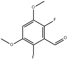 2,6-Difluoro-3,5-dimethoxybenzaldehyde Struktur