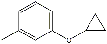 1-cyclopropoxy-3-methylbenzene Struktur