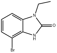 4-bromo-1-ethyl-2,3-dihydro-1H-1,3-benzodiazol-2-one Struktur