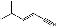 (E)-4-methylpent-2-enenitrile Struktur