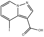 4-Iodo-pyrazolo[1,5-a]pyridine-3-carboxylic acid Struktur