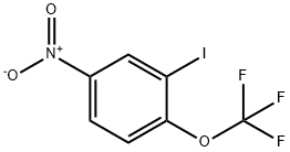 3-Iodo-4-(trifluoromethoxy)nitrobenzene Struktur