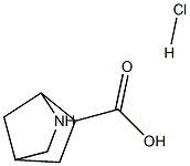 2-azabicyclo[2.2.1]heptane-6-carboxylic acid hydrochloride Struktur