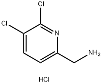 (5,6-Dichloropyridin-2-yl)methanamine hydrochloride Struktur