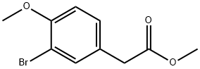 methyl 2-(3-bromo-4-methoxyphenyl)acetate Struktur