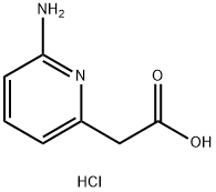 (6-Amino-pyridin-2-yl)-acetic acid hydrochloride Struktur