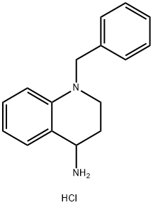 1-Benzyl-1,2,3,4-tetrahydro-quinolin-4-ylamine dihydrochloride Struktur