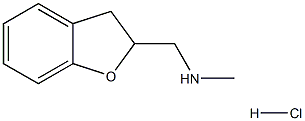 (2,3-Dihydro-benzofuran-2-ylmethyl)-methyl-amine hydrochloride Struktur