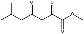 6-Methyl-2,4-dioxo-heptanoic acid methyl ester Struktur