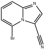 5-Bromo-imidazo[1,2-a]pyridine-3-carbonitrile Struktur