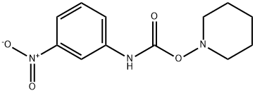 PIPERIDINO N-(3-NITROPHENYL)CARBAMATE Struktur