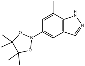 7-Methyl-1H-indazole-5-boronic acid pinacol ester Struktur