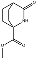 methyl 3-oxo-2-azabicyclo[2.2.2]octane-1-carboxylate Struktur