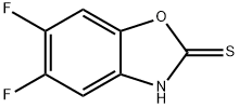 5,6-Difluoro-benzooxazole-2-thiol Struktur