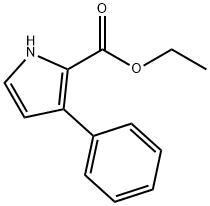 Ethyl 3-Phenyl-1H-pyrrole-2-carboxylate Struktur