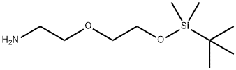 2-[2-[[(1,1-Dimethylethyl)dimethylsilyl]oxy]ethoxy]ethanamine Struktur