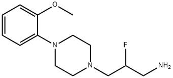 2-Fluoro-3-(4-(2-methoxyphenyl)piperazin-1-yl)propan-1-amine Struktur