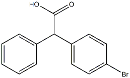 2-(4-bromophenyl)-2-phenylacetic acid Struktur