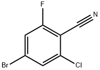 4-bromo-2-chloro-6-fluoroBenzonitrile Struktur