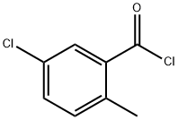 5-chloro-2-methylbenzoyl chloride Struktur