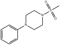 1-(methylsulfonyl)-4-phenylpiperazine Struktur