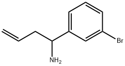 1-(3-BROMOPHENYL)BUT-3-EN-1-AMINE Struktur