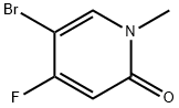 5-Bromo-4-fluoro-1-methyl-1H-pyridin-2-one Struktur