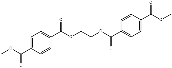 1,2-bis-(4-methoxycarbonyl-benzoyloxy)-ethane Struktur