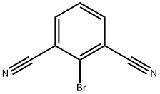 1-bromo-2,6-dicyanobenzene Struktur