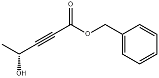 (R)-Benzyl 4-hydroxypent-2-ynoate Struktur