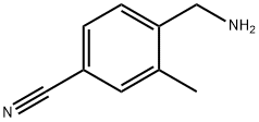 4-(aminomethyl)-3-methylbenzonitrile Struktur