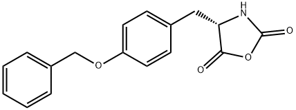 (S)-4-[4-(Benzyloxy)benzyl]oxazolidine-2,5-dione Struktur