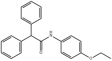 N-(4-Ethoxyphenyl)-2,2-diphenylacetamide Struktur