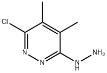 3-chloro-6-hydrazinyl-4,5-dimethylPyridazine Struktur