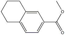 2-Naphthalenecarboxylic acid, 5,6,7,8-tetrahydro-, methyl ester
 Struktur