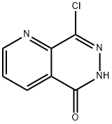 8-chloro-6H-pyrido[2,3-d]pyridazin-5-one Struktur