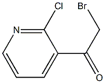 Ethanone, 2-bromo-1-(2-chloro-3-pyridinyl)-
 Struktur