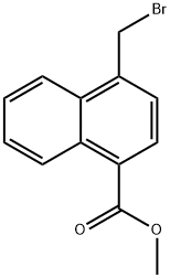 methyl 4-(bromomethyl)-1-naphthoate Struktur