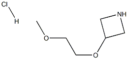 3-(2-methoxyethoxy)azetidine hydrochloride Struktur