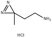 2-(3-methyl-3H-diazirin-3-yl)ethanamine hydrochloride Struktur