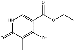 ethyl 4-hydroxy-5-methyl-6-oxo-1,6-dihydropyridine-3-carboxylate Struktur